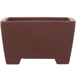 Bonsaischale 10x10x5.5cm Braun Sonstige Form Unglasiert