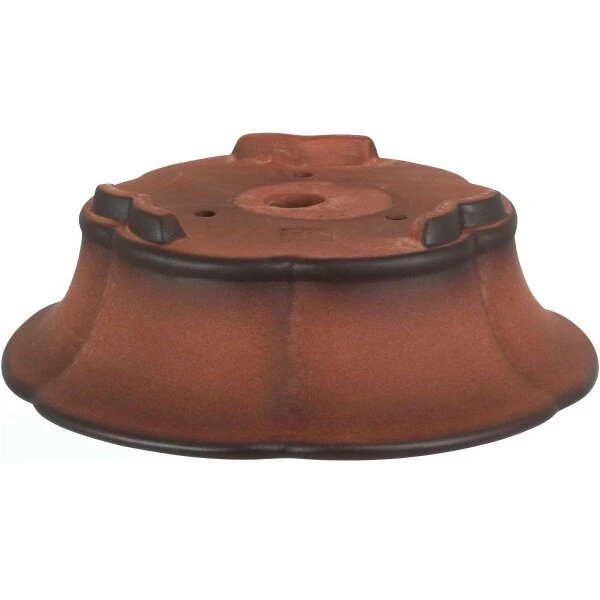Bonsaischale 19x19x6cm Antik-Rotbraun Sonstige Form Unglasiert – Bild 2