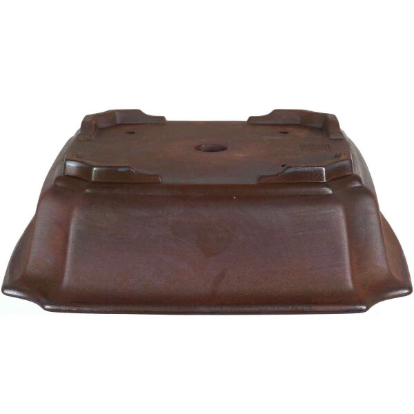 Bonsaischale 21.5x21.5x6.5cm Dunkelbraun Sonstige Form Unglasiert – Bild 2