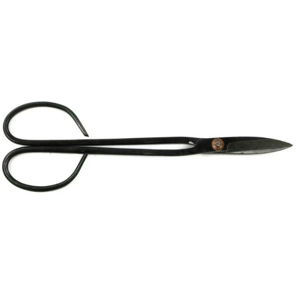 Bonsaischere, Lang, 21cm, Standard, Schwarz-Geschliffen