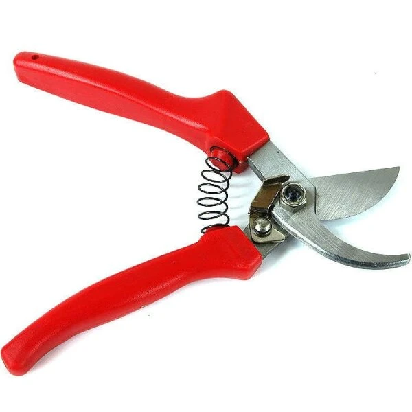 Gartenschere, Rot, Abgewinkelt – Bild 2