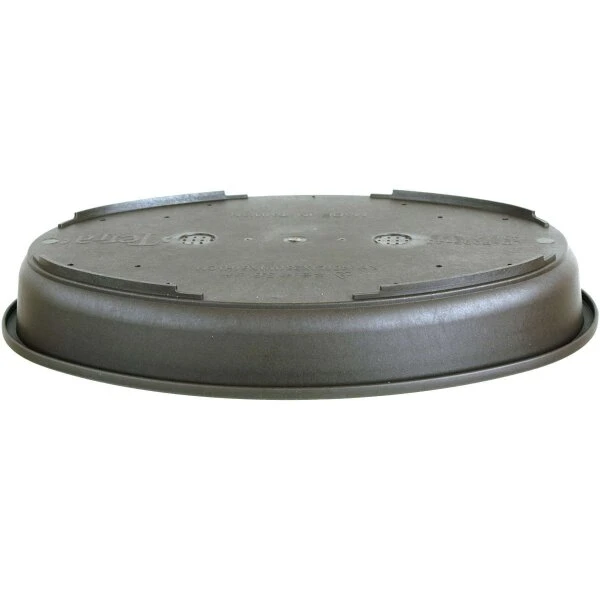 Bonsaischale 40x28x6cm Dunkelbraun Oval Kunststoff – Bild 2