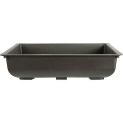 Bonsaischale 50.5x42.5x11.4cm Dunkelbraun Rechteckig Kunststoff