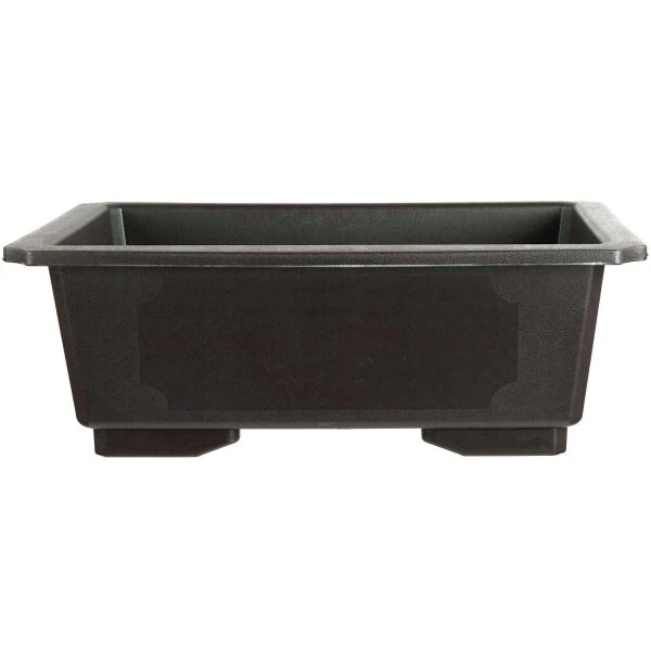 Bonsaischale 58x41x21cm Dunkelbraun Rechteckig Kunststoff